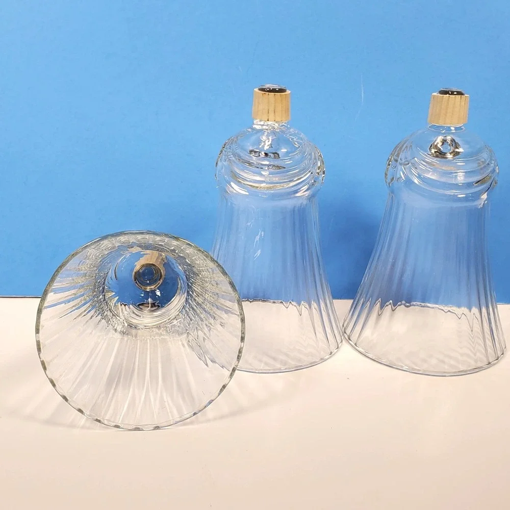 Vintage Votive Cups Glass Peg Candle Drape PTN Home Interiors New Grippers QTY 3